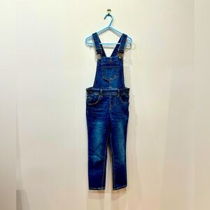 Girls Cat & Jack dark denim overalls.  Size 6/6X